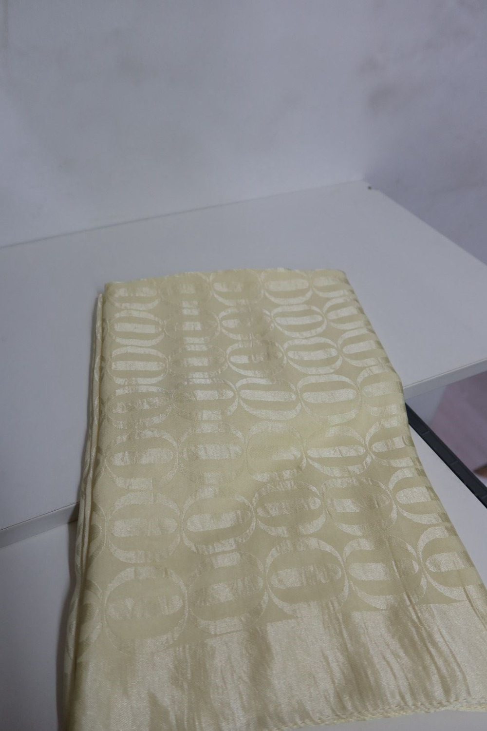 Tereyağı Sarısı Nova Desen Jakar Şal