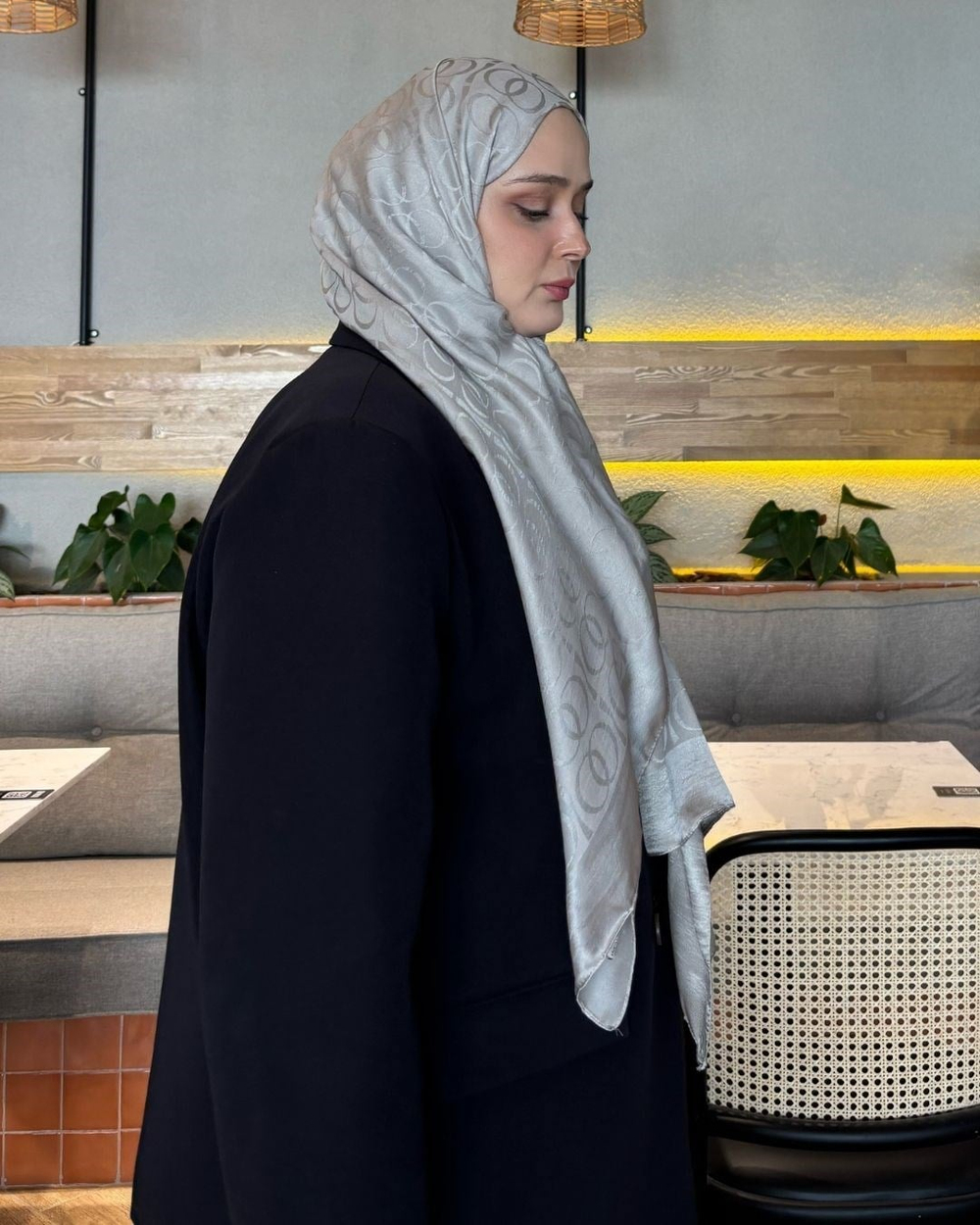 Vizon Imannoor Ester Desen Pamuk Jakar Şal