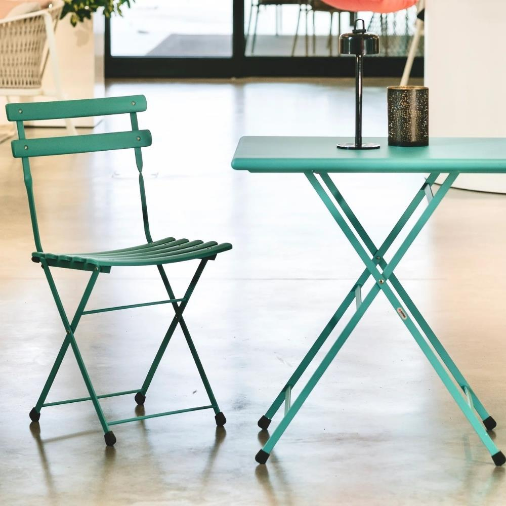 Emu Arc En Ciel Ocean Green Sandalye Masa Set