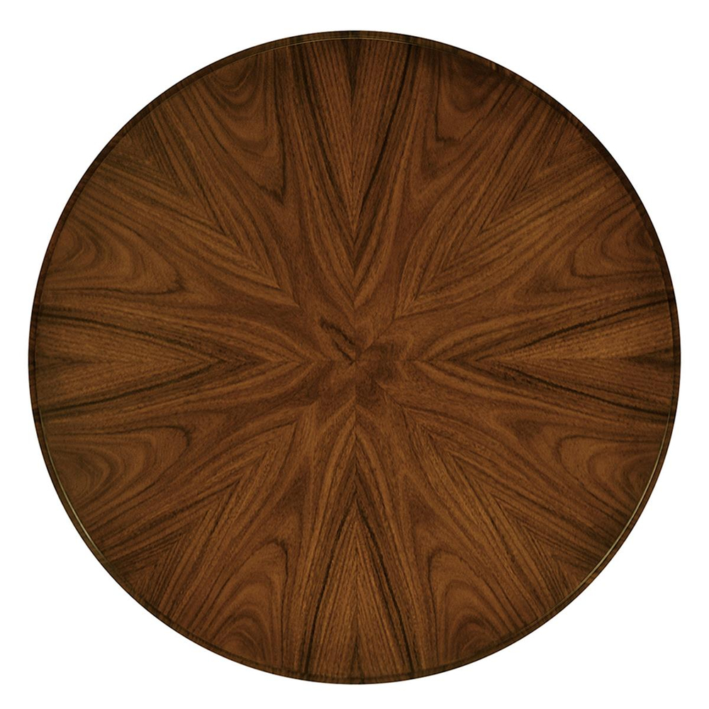 Jonathan Charles Art Deco Santos Rosewood Round Side Table