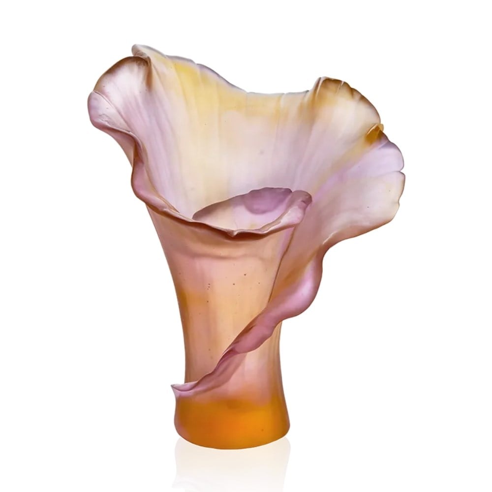 Daum Arum Medium Rose Vase