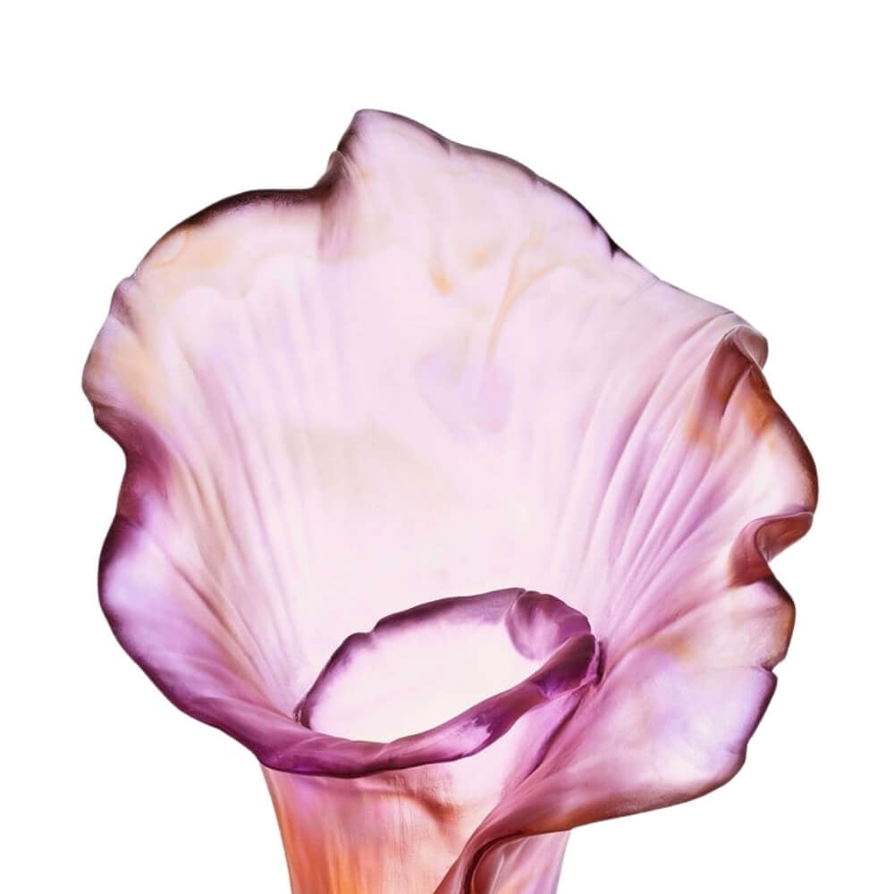 Daum Arum Medium Rose Vase