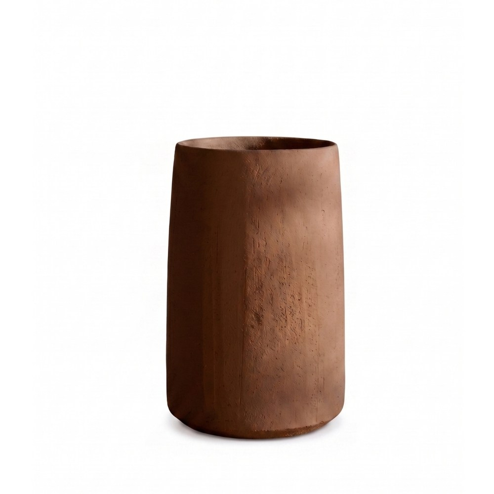Bastia Vase Saksı (32)-Caramel