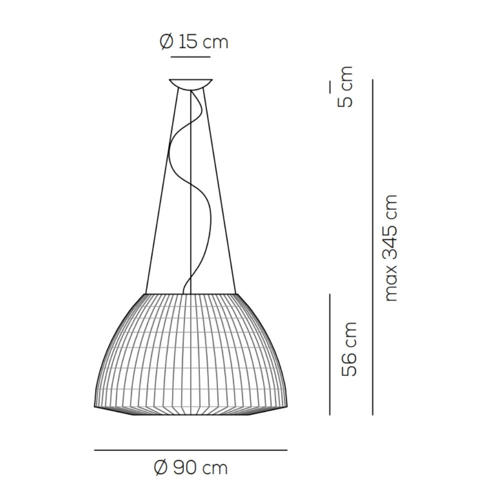 Axolight Bell Warm White Avize 