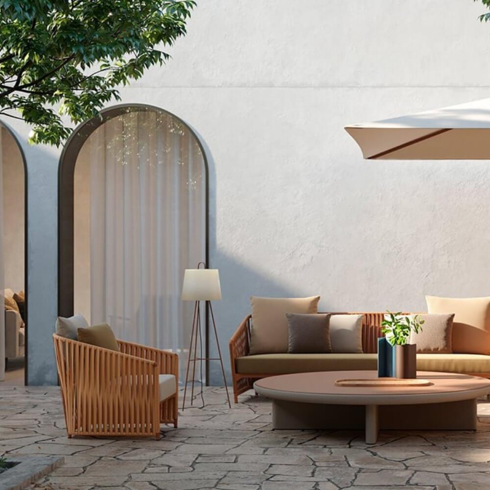 Kettal Bitta Lounge Shore Line Üçlü Kanepe