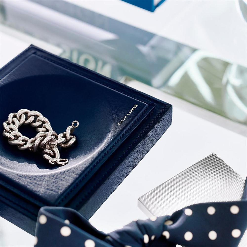 Ralph Lauren Brennan Navy Tray (Catchall)