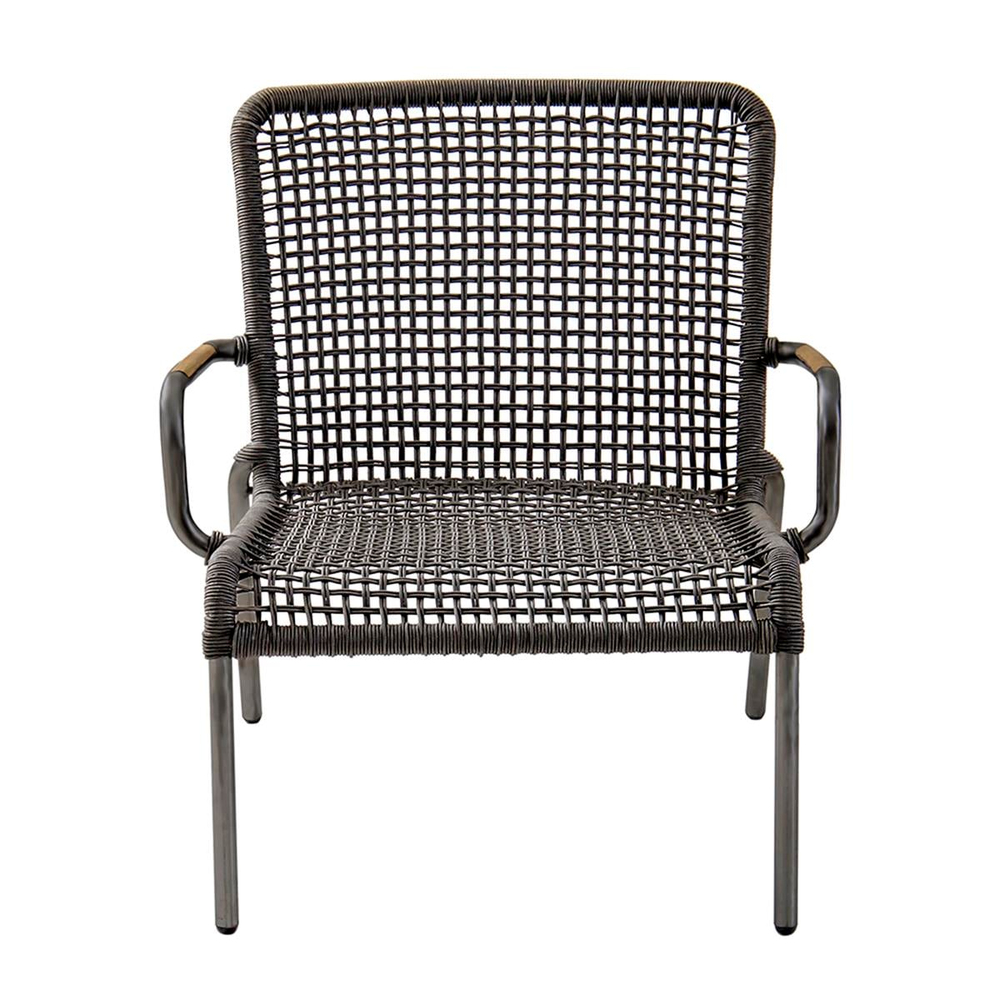 Alfresco Opti Anthracite Sun Lounger