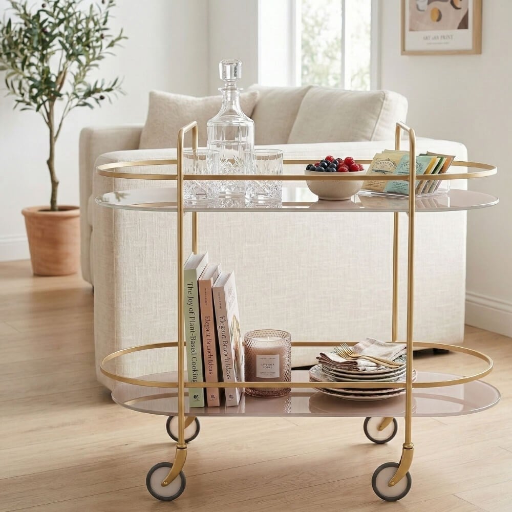 Bontempi Chic Dove Grey Servis Arabası