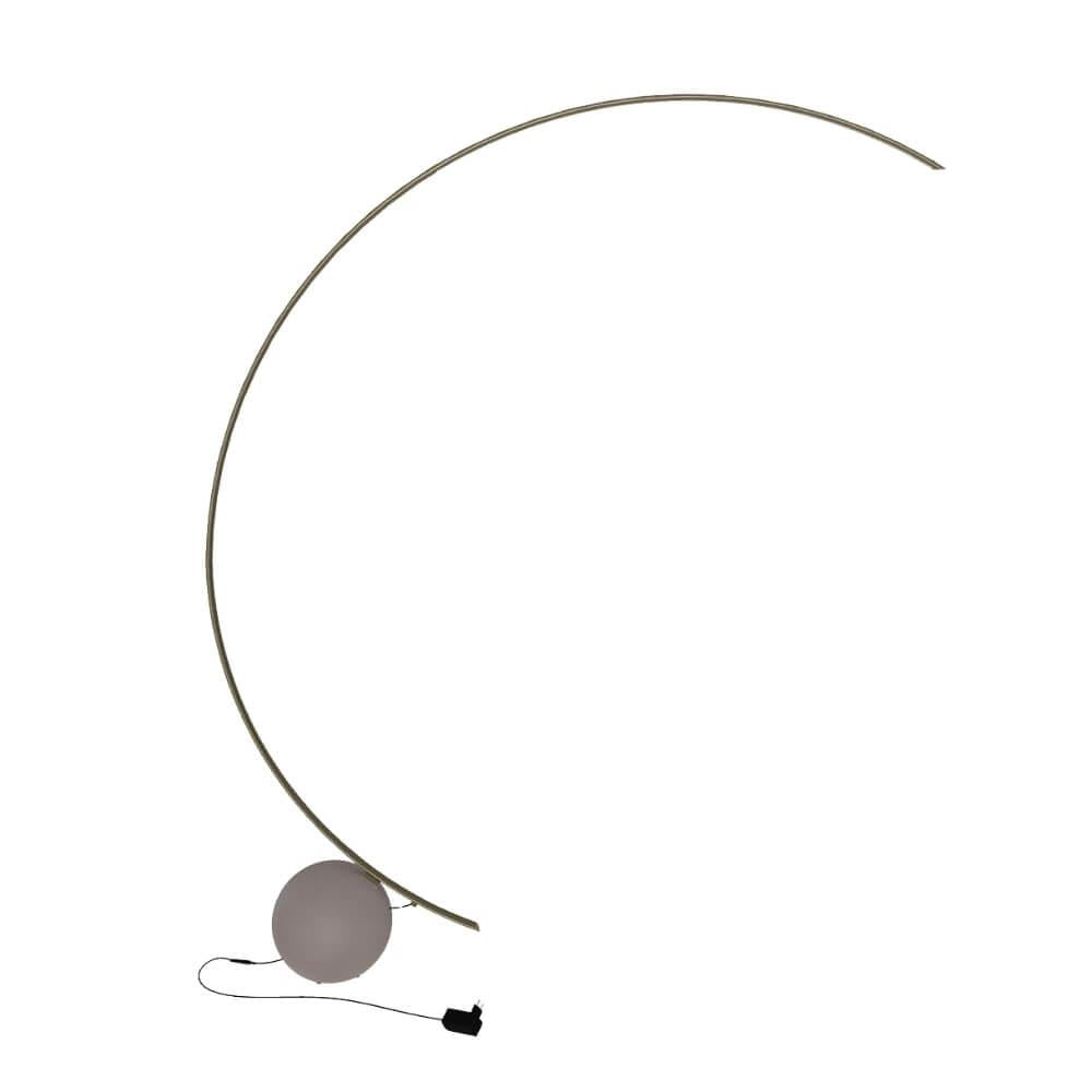 Bontempi Circle Aged Brass Lambader