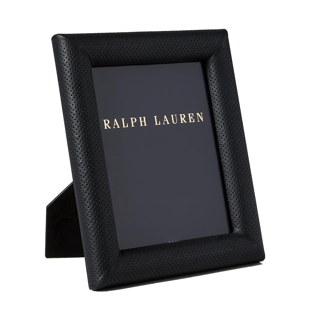 Ralph Lauren Home Durham Black Medium Deri Çerçeve