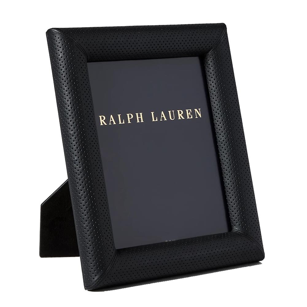 Ralph Lauren Home Durham Black Large Deri Çerçeve