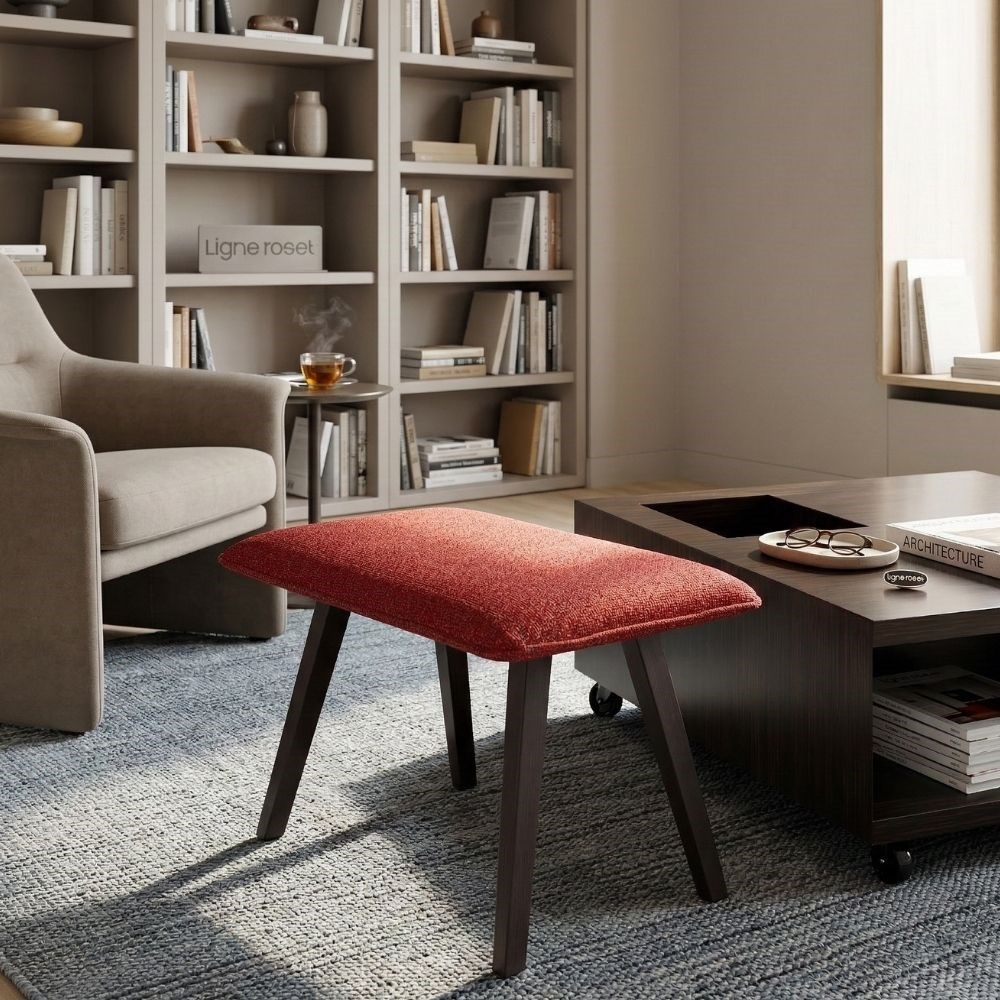 Ligne Roset Elsa Rosae Cerise Puf