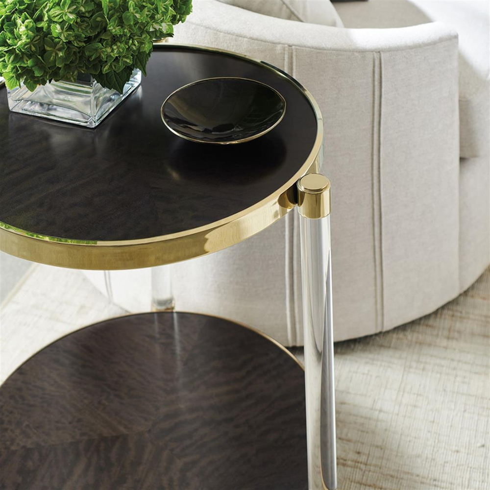 Caracole End Game Round Side Table