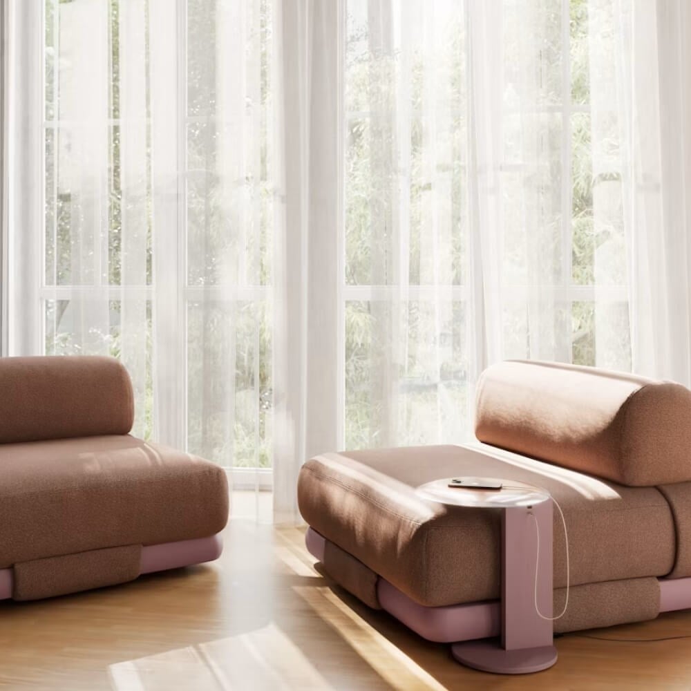 İnsula Kanepe Modül-Frame Spring Meadow 28C-Fabric Heath Laminate 21L - A Kategori