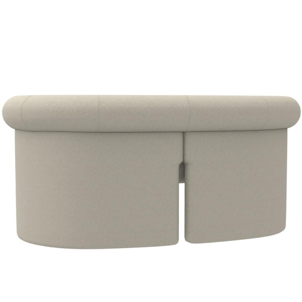 Meridiani Jeanette Cream Two-Seater Sofa