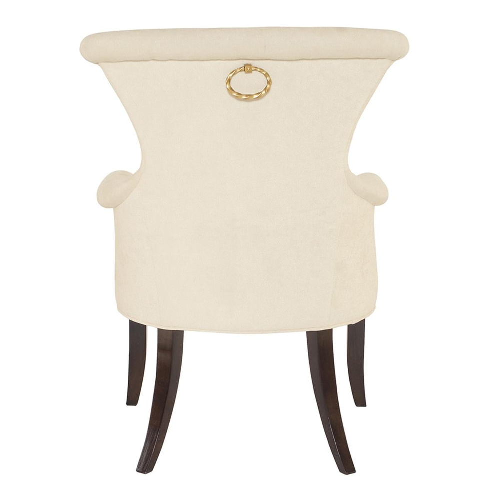 Bernhardt Jet Set Cream Kollu Sandalye