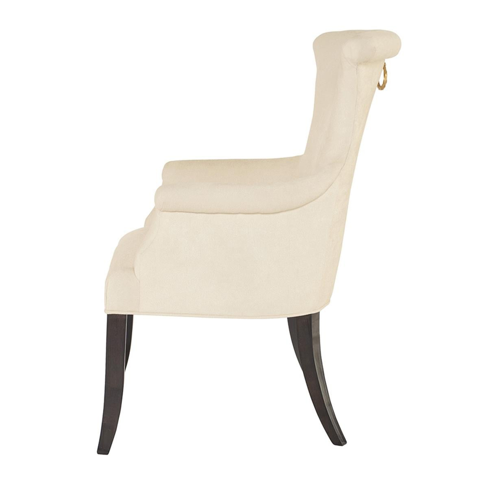 Bernhardt Jet Set Cream Kollu Sandalye