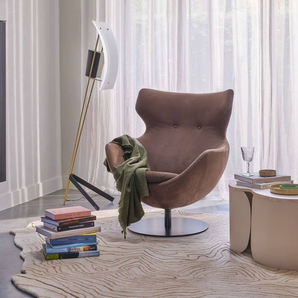 Ligne Roset Jupiter Terra Cotta Armchair