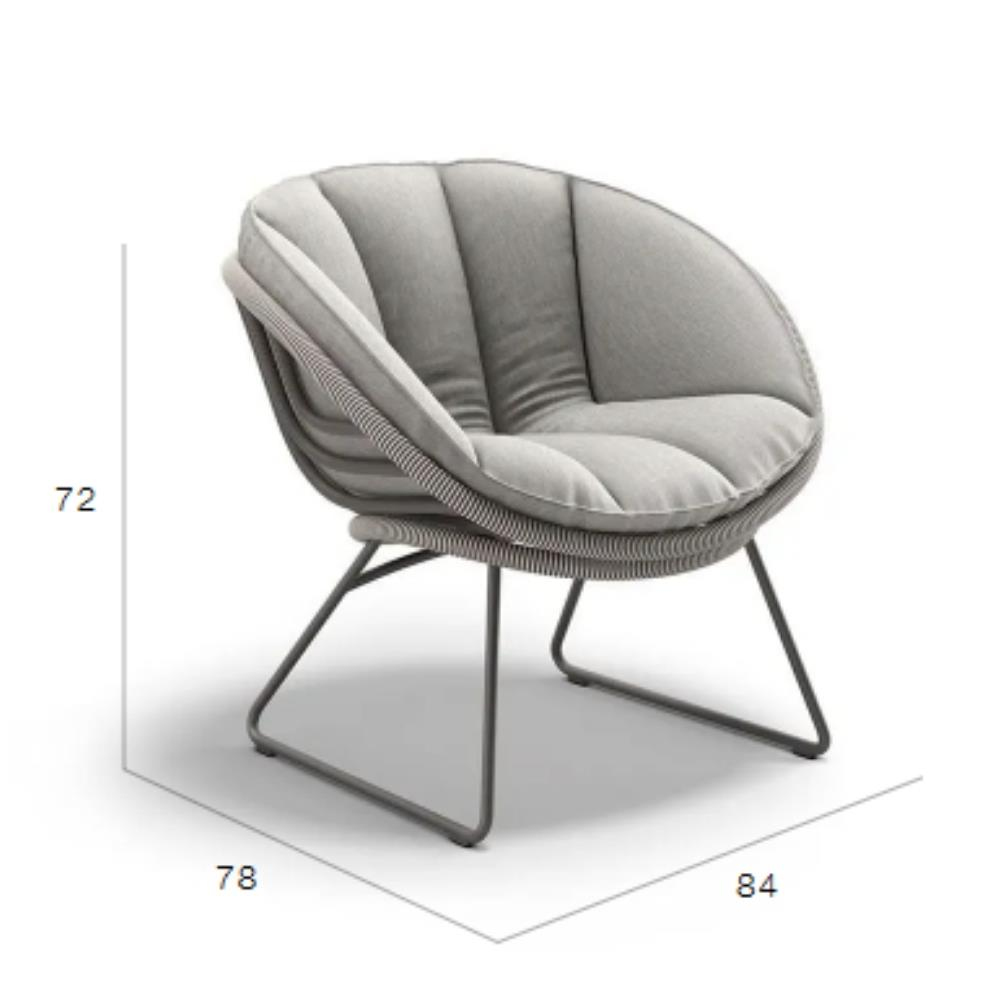 Dedon Kida Shade Touch Lounge Chair