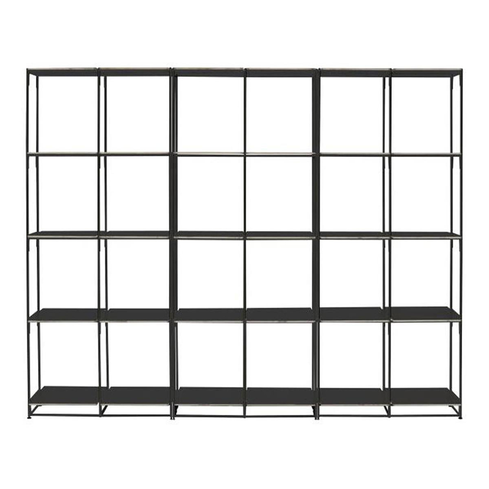 Ligne Roset La Bibliotheque Fil Black Üç Modül Raflı Ünite