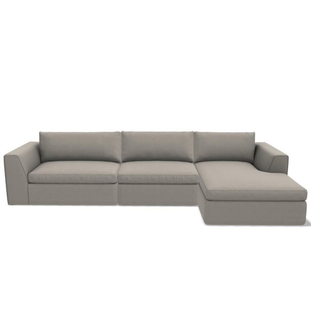 Meridiani Louis Grey Corner Sofa
