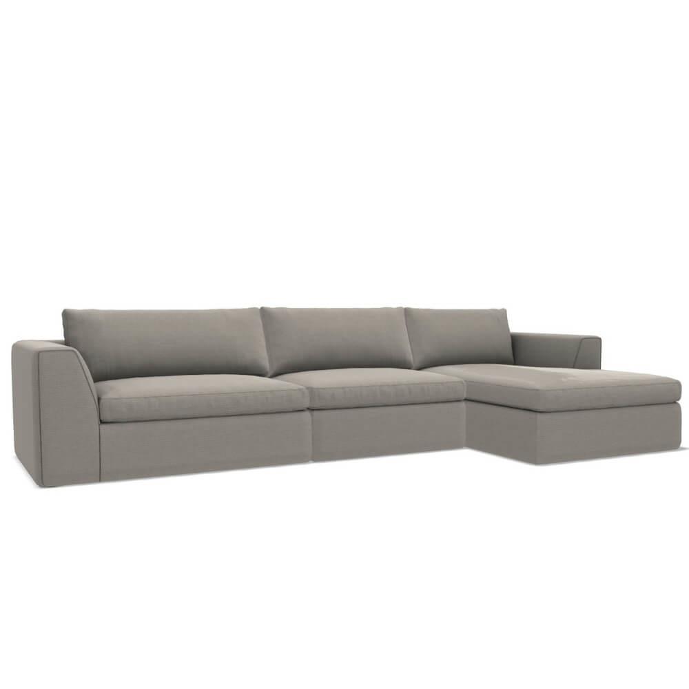 Meridiani Louis Grey Corner Sofa