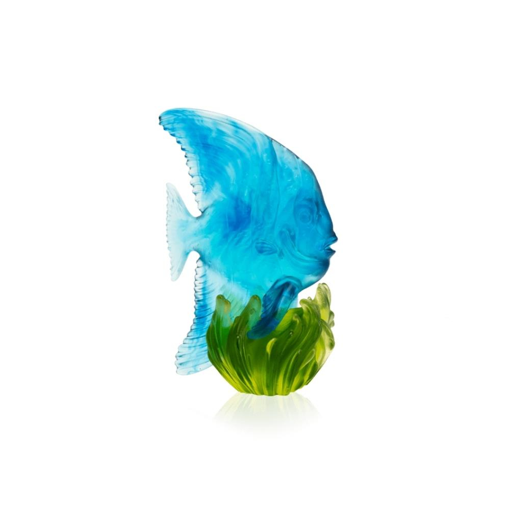 Daum Maya Platax Blue Green Medium Balık Heykeli