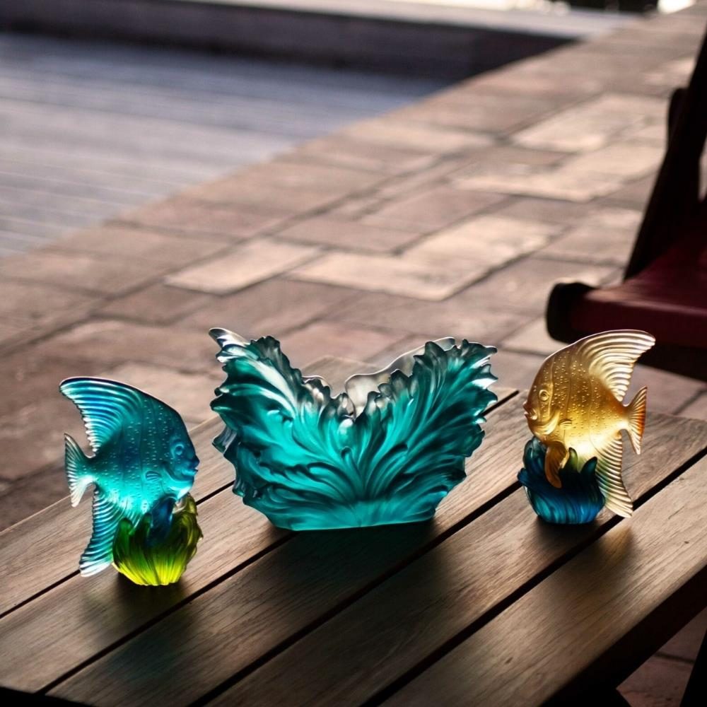 Daum Maya Platax Blue Green Medium Balık Heykeli
