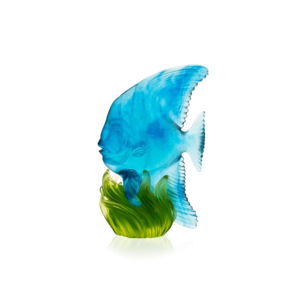 Daum Maya Platax Blue Green Medium Balık Heykeli