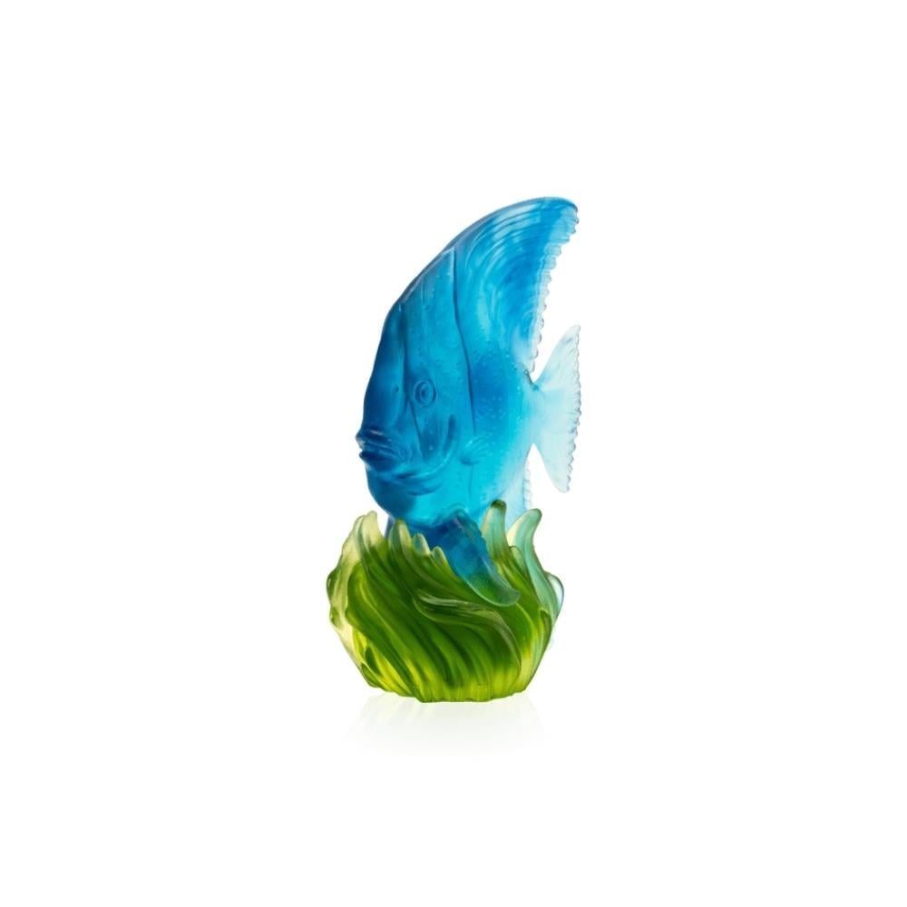 Daum Maya Platax Blue Green Medium Balık Heykeli
