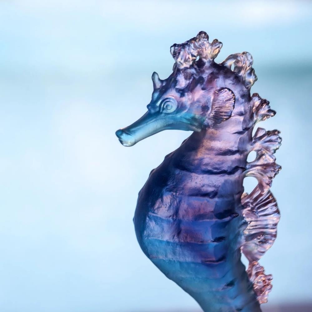 Daum Mer De Corail Blue Pink Denizatı Heykeli
