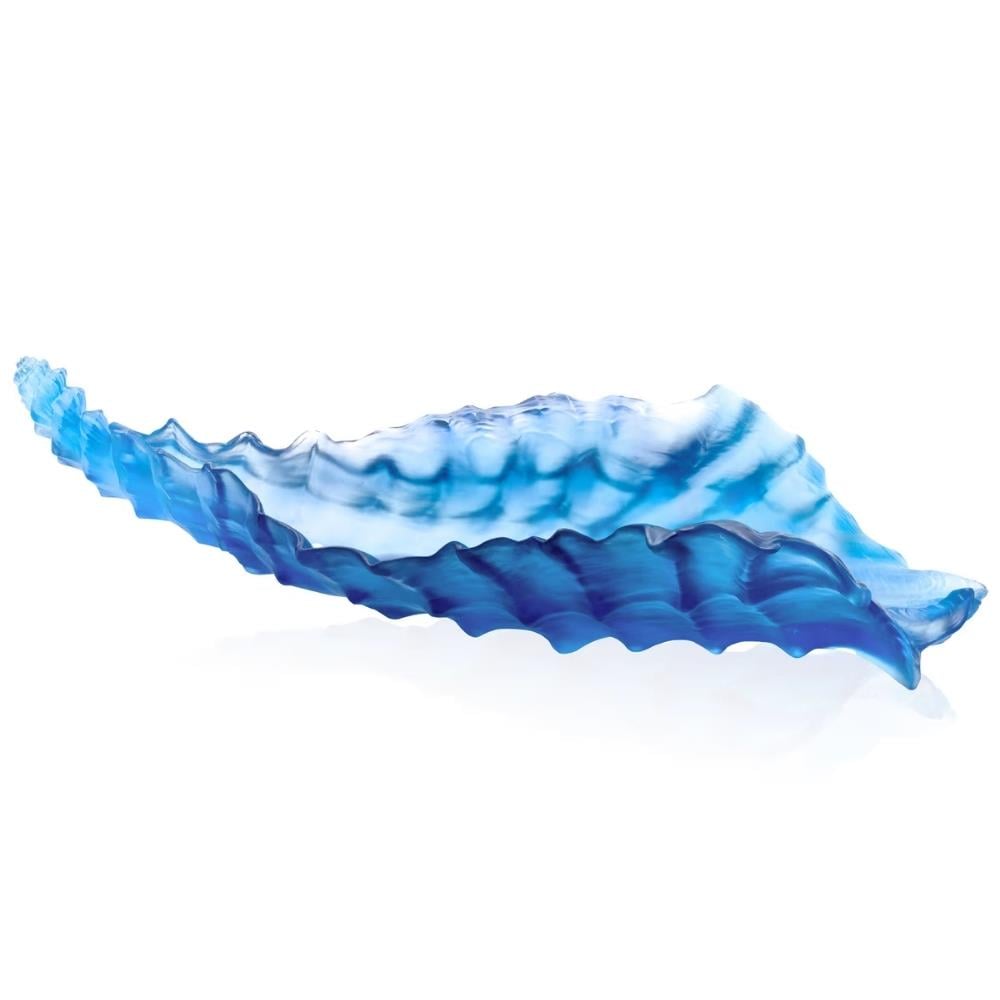 Daum Mer de Corail Centerpiece Blue Dekoratif Obje
