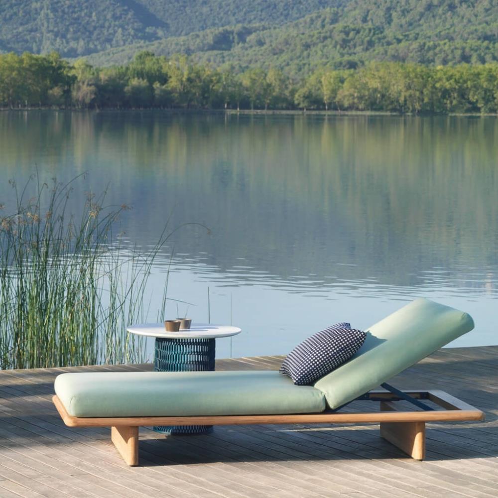 Kettal Mesh Tuff Manganese Yuvarlak Yan Bahçe Sehpası