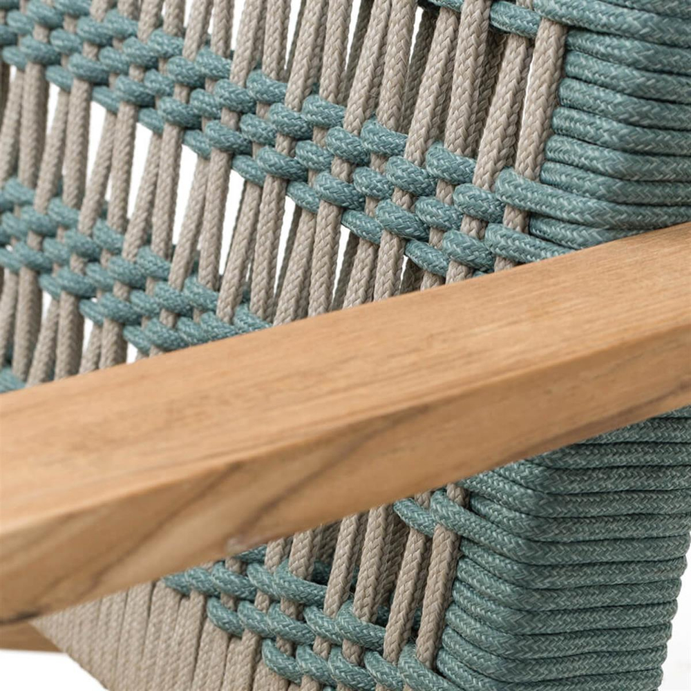 Alfresco Nett Deck Natural Teak Armchair