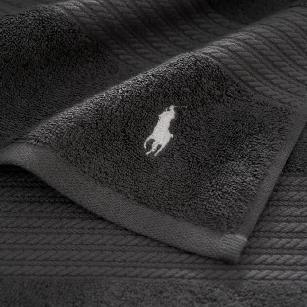 Ralph Lauren Home Player Charcoal 40x75 Misafir Havlusu