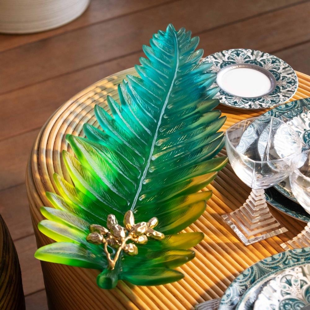 Daum Palm Beach Leaf Large Dekoratif Kase