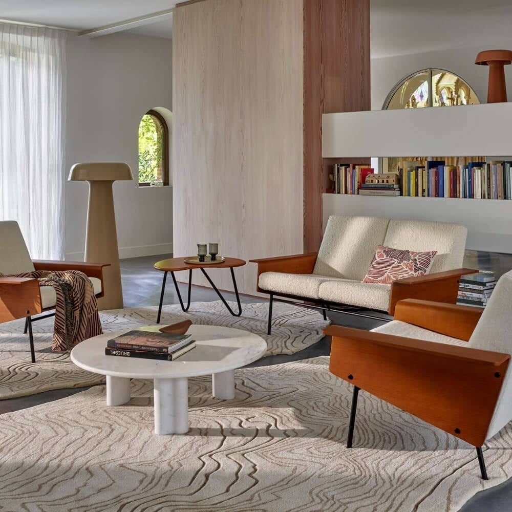 Ligne Roset Peanut Yuvarlak Orta Sehpa