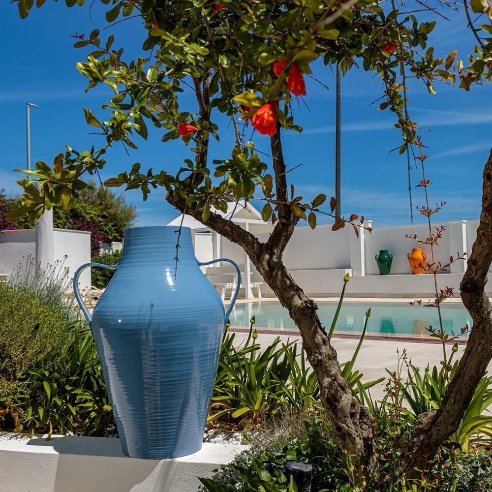 Santopeccatore Quartara Blu Risacca Medium Vazo