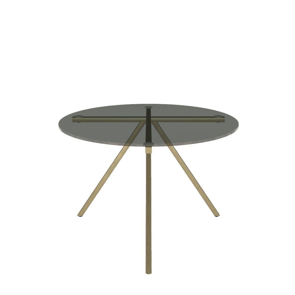 Bontempi  Ray 60 Bronze Yuvarlak Yan Sehpa