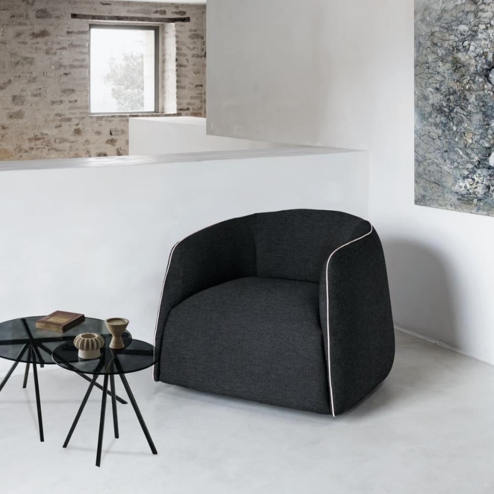 Bontempi  Ray Bronze Yuvarlak Yan Sehpa