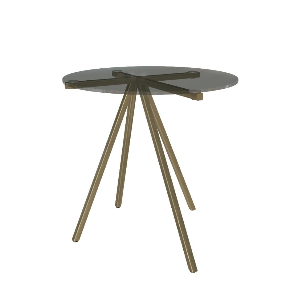 Bontempi  Ray Bronze Yuvarlak Yan Sehpa