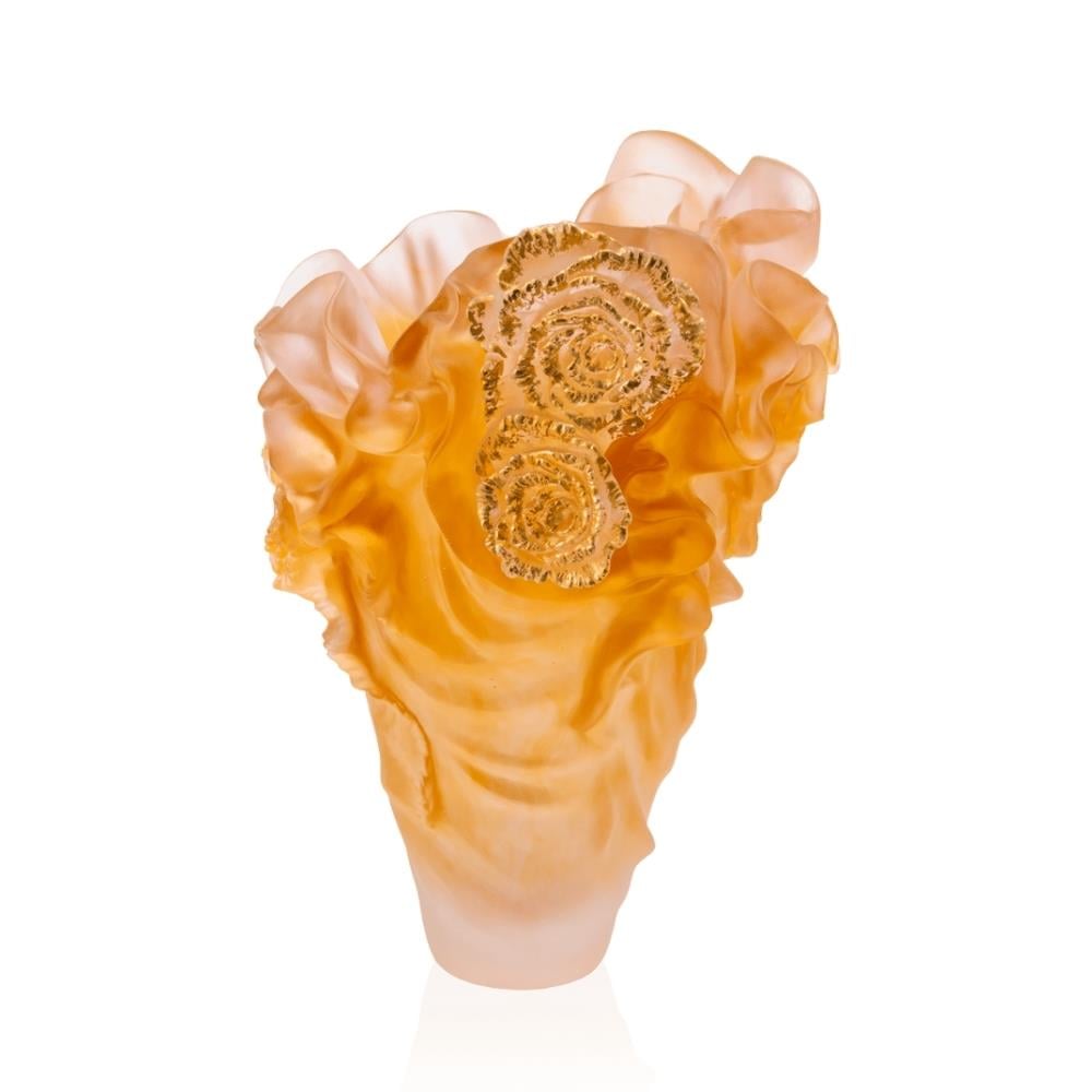 Daum Rose Royale Orange Large Vazo