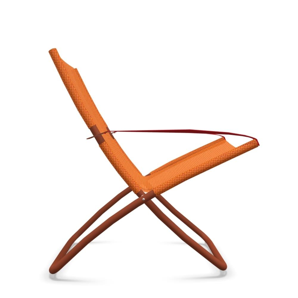 Emu Snooze Maple Red Peach Deckchair