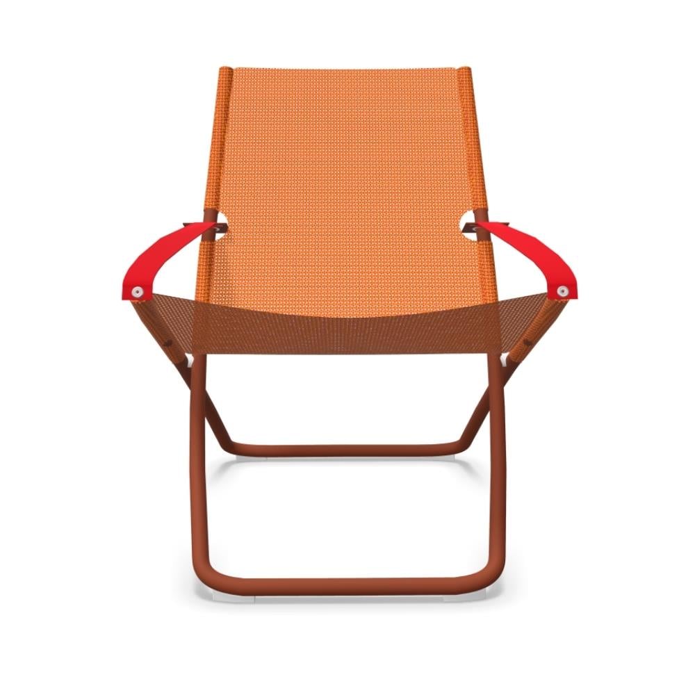 Emu Snooze Maple Red Peach Deckchair