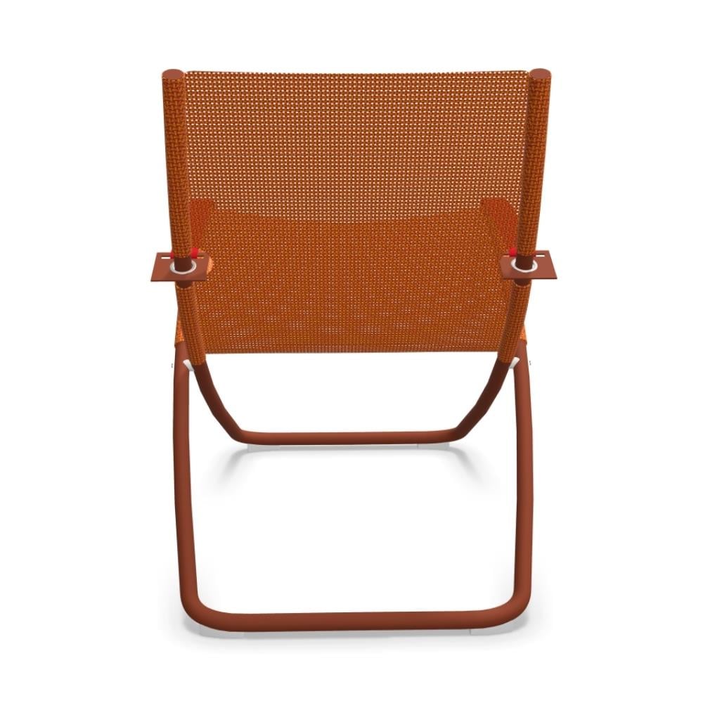 Emu Snooze Maple Red Peach Deckchair