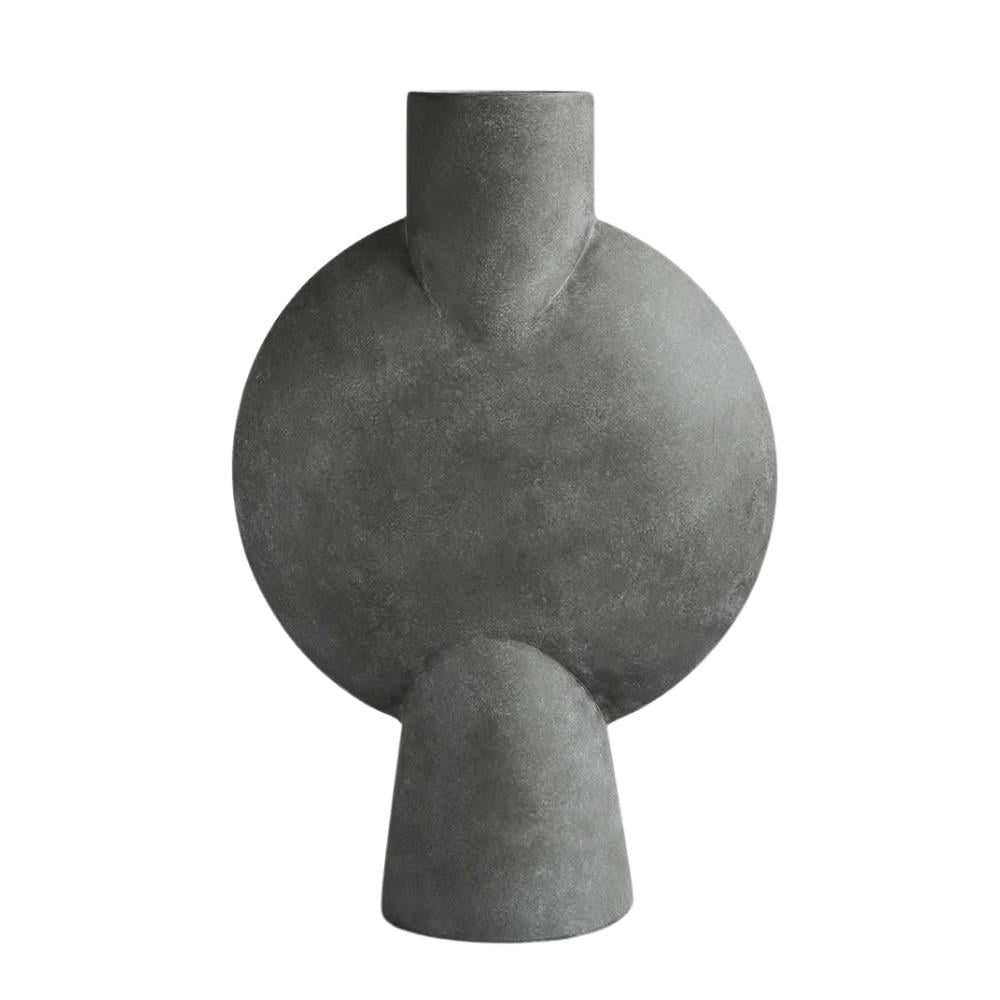 101 Copenhagen Sphere Bubl Hexa Dark Grey Vazo