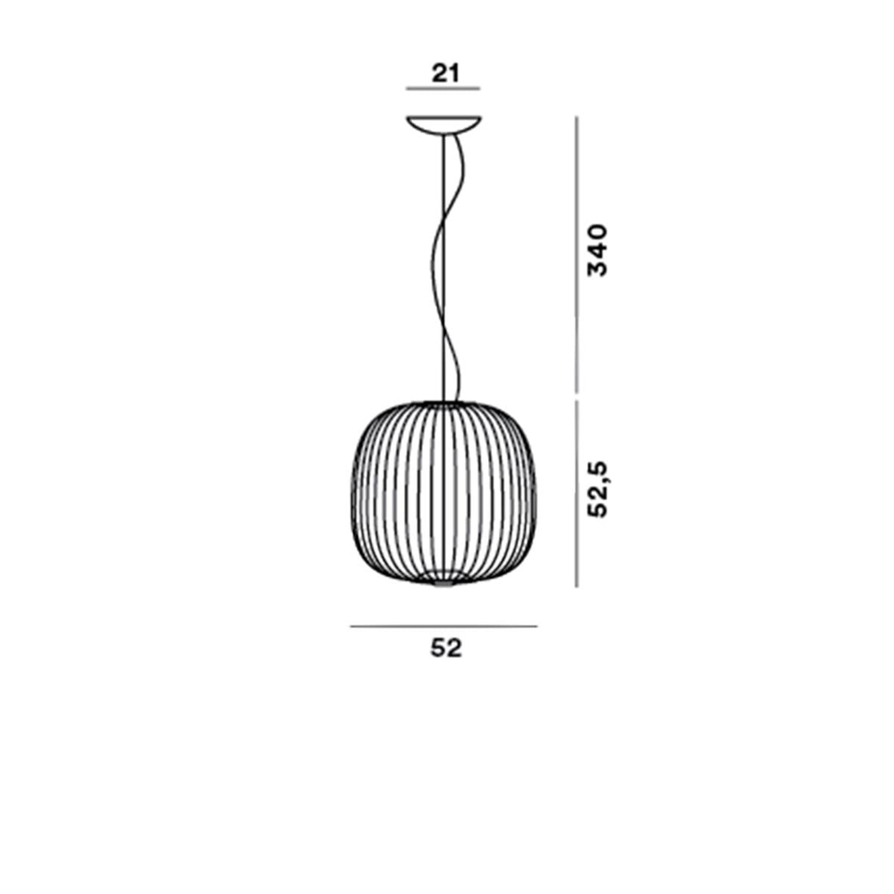 Foscarini Spokes 2 My Light White Avize