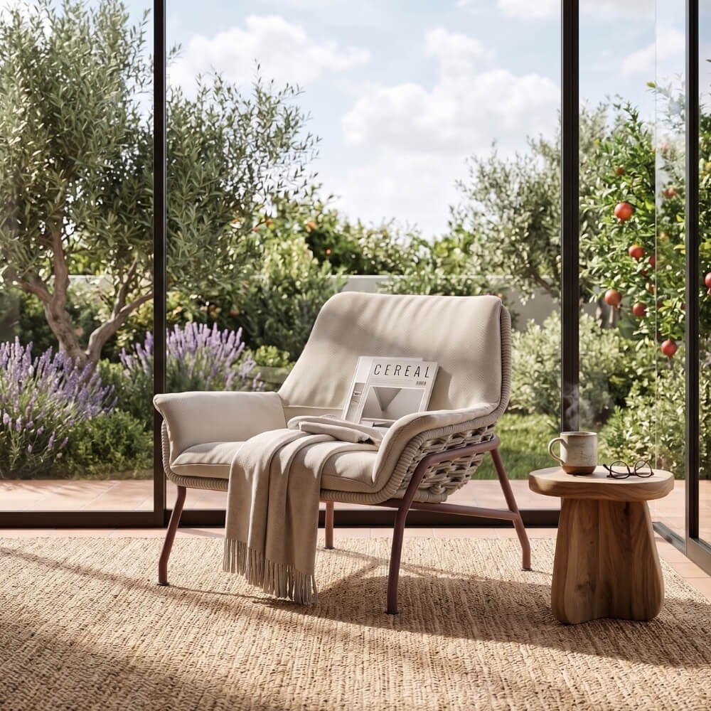Kettal Tilos Club Sepia Armchair