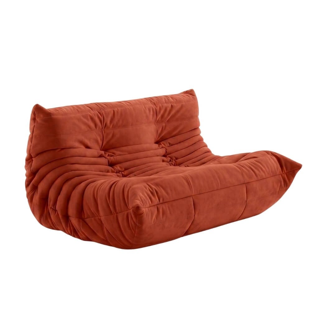 Ligne Roset Togo Amaretto Two-Seater Sofa