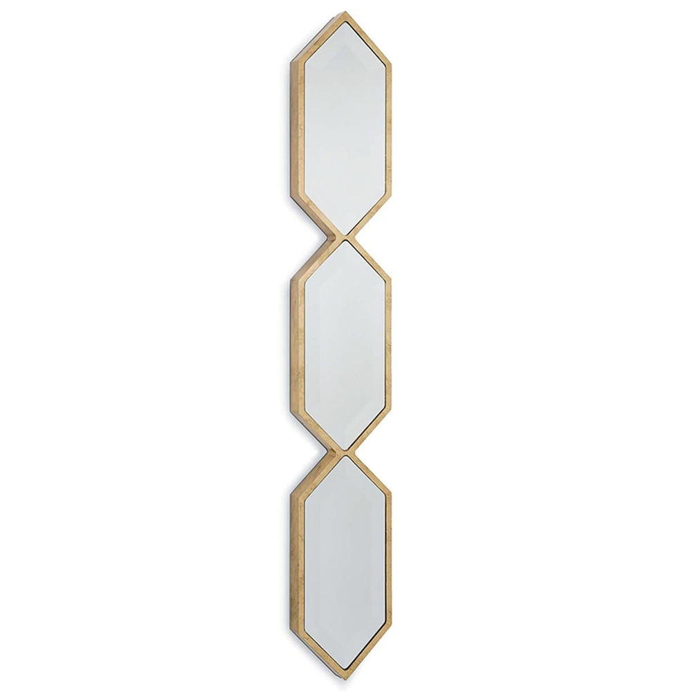 Regina Andrew Triple Diamond Panel Gold Ayna